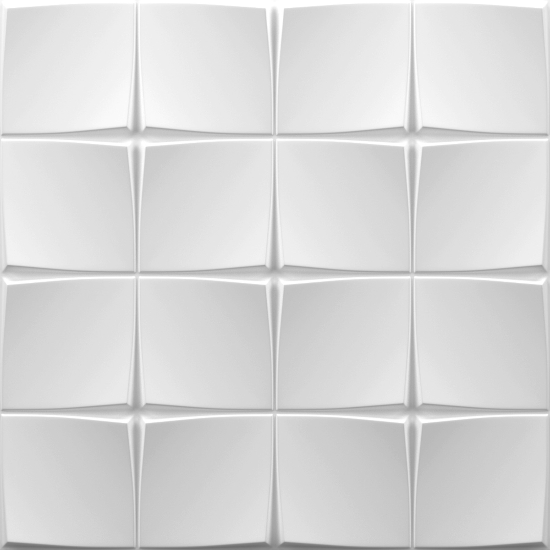 Плитка гіпсова 3D-панель BeautyWalls CRACKS 600×600 мм